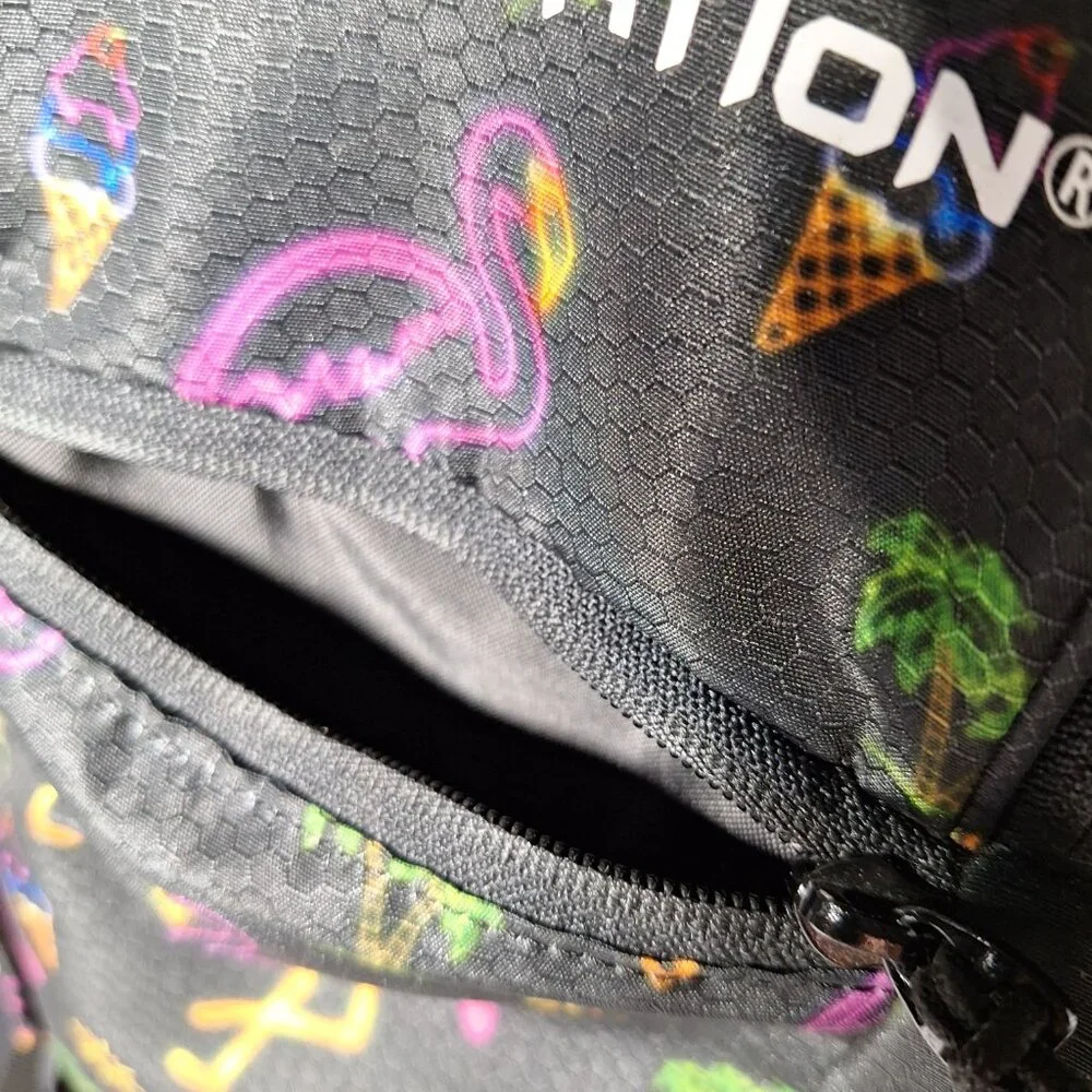 Vibedration Hydration Backpack w/o bladder - Neon Tropical - Used